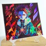 Shikishi holographique de Tanjiro - Demon Slayer